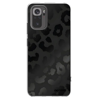 Picasee silikonový průhledný obal pro Xiaomi Redmi Note 10S - Midnight Leopard