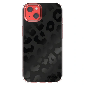 Picasee silikonový průhledný obal pro Apple iPhone 13 - Midnight Leopard