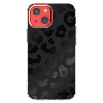 Picasee silikonový průhledný obal pro Apple iPhone 13 mini - Midnight Leopard