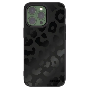Picasee silikonový černý obal pro Apple iPhone 13 Pro - Midnight Leopard