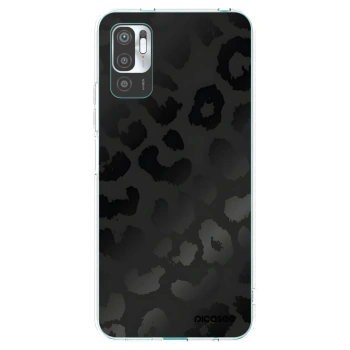 Picasee silikonový průhledný obal pro Xiaomi Redmi Note 10 5G - Midnight Leopard