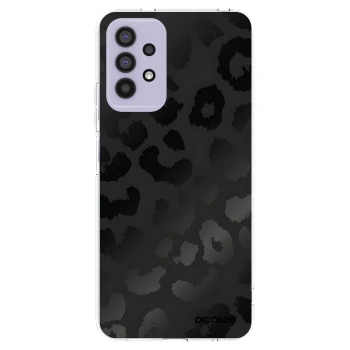 Picasee silikonový průhledný obal pro Samsung Galaxy A32 4G SM-A325F - Midnight Leopard
