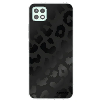 Picasee silikonový průhledný obal pro Samsung Galaxy A22 A226B 5G - Midnight Leopard