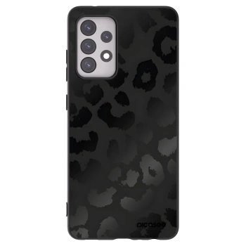 Picasee silikonový černý obal pro Samsung Galaxy A52s 5G A528B - Midnight Leopard