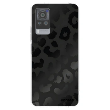 Picasee silikonový průhledný obal pro Vivo X60 Pro 5G - Midnight Leopard