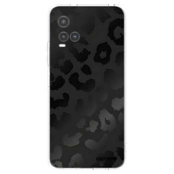 Picasee silikonový průhledný obal pro Vivo Y33s - Midnight Leopard
