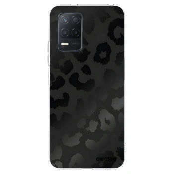 Picasee silikonový průhledný obal pro Realme 8 5G - Midnight Leopard