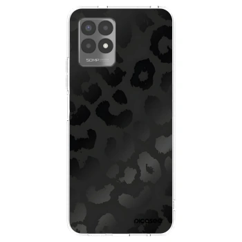 Picasee silikonový průhledný obal pro Realme 8i - Midnight Leopard
