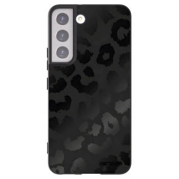 Picasee silikonový černý obal pro Samsung Galaxy S22 5G - Midnight Leopard