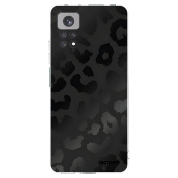 Picasee silikonový průhledný obal pro Xiaomi Redmi Note 11S 4G - Midnight Leopard