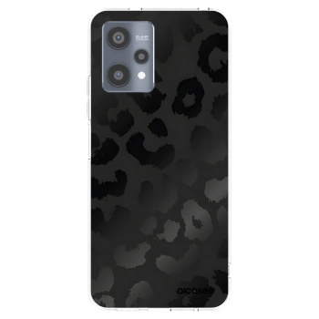 Picasee silikonový průhledný obal pro Realme 9 Pro 5G - Midnight Leopard