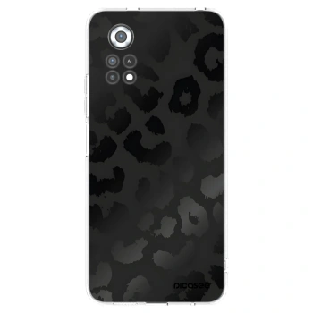 Picasee silikonový průhledný obal pro Xiaomi Poco X4 Pro 5G - Midnight Leopard