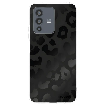 Picasee silikonový průhledný obal pro Vivo V23 5G - Midnight Leopard
