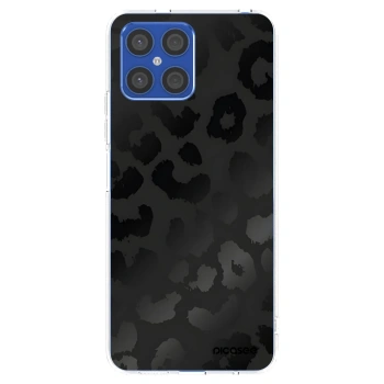 Picasee silikonový průhledný obal pro Honor X8 4G - Midnight Leopard
