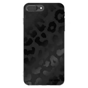 Picasee silikonový průhledný obal pro Apple iPhone 8 Plus - Midnight Leopard