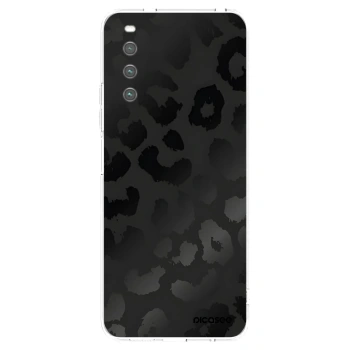 Picasee silikonový průhledný obal pro Sony Xperia 10 IV 5G - Midnight Leopard
