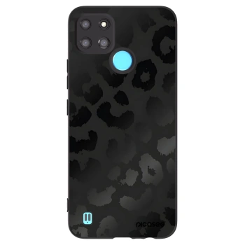 Picasee silikonový černý obal pro Realme C21Y - Midnight Leopard