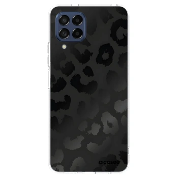 Picasee silikonový průhledný obal pro Samsung Galaxy M53 5G - Midnight Leopard