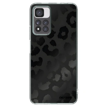 Picasee silikonový průhledný obal pro Xiaomi Redmi Note 11 Pro+ 5G - Midnight Leopard