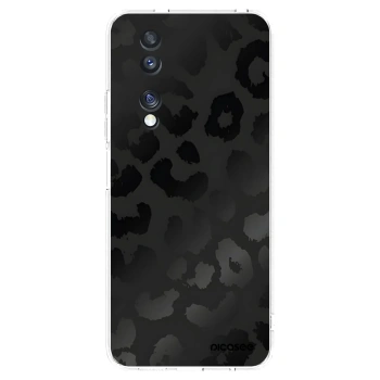 Picasee silikonový průhledný obal pro Honor 70 - Midnight Leopard