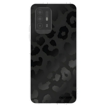 Picasee silikonový průhledný obal pro OPPO A94 5G - Midnight Leopard