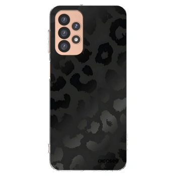 Picasee silikonový průhledný obal pro Samsung Galaxy A23 A236B 5G - Midnight Leopard