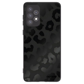 Picasee silikonový černý obal pro Samsung Galaxy A73 5G - Midnight Leopard