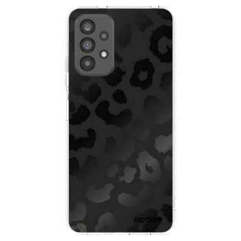 Picasee silikonový průhledný obal pro Samsung Galaxy A73 5G - Midnight Leopard