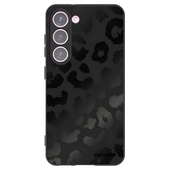 Picasee silikonový černý obal pro Samsung Galaxy S23 5G - Midnight Leopard