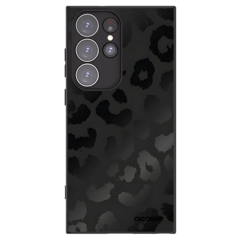 Picasee silikonový černý obal pro Samsung Galaxy S23 Ultra 5G - Midnight Leopard
