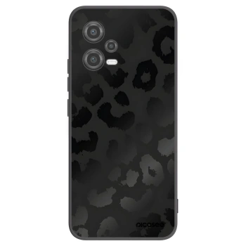 Picasee silikonový černý obal pro Xiaomi Poco X5 - Midnight Leopard