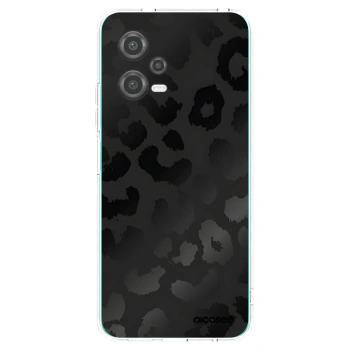 Picasee silikonový průhledný obal pro Xiaomi Poco X5 - Midnight Leopard
