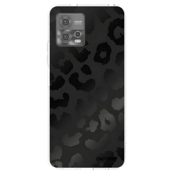 Picasee silikonový průhledný obal pro Motorola Moto G72 - Midnight Leopard