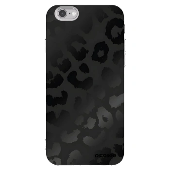 Picasee silikonový průhledný obal pro Apple iPhone 6/6S - Midnight Leopard