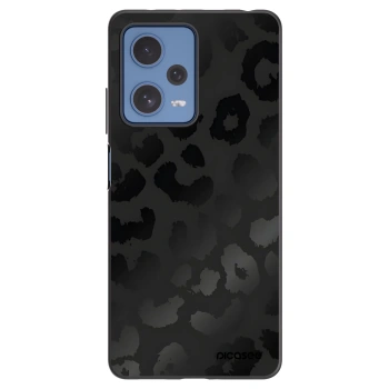 Picasee silikonový černý obal pro Xiaomi Redmi Note 12 Pro 5G - Midnight Leopard