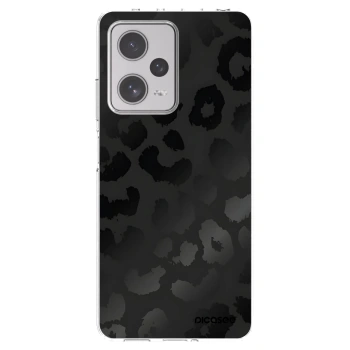 Picasee silikonový průhledný obal pro Xiaomi Redmi Note 12 Pro+ 5G - Midnight Leopard