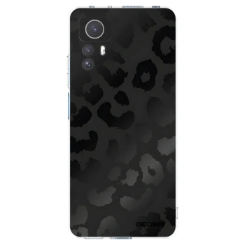 Picasee silikonový průhledný obal pro Xiaomi Redmi Note 12S - Midnight Leopard