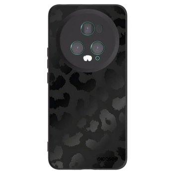 Picasee silikonový černý obal pro Honor Magic5 Pro - Midnight Leopard