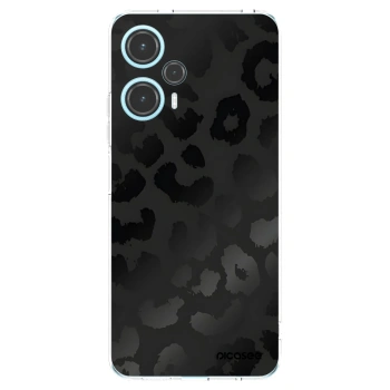 Picasee silikonový průhledný obal pro Xiaomi Poco F5 - Midnight Leopard