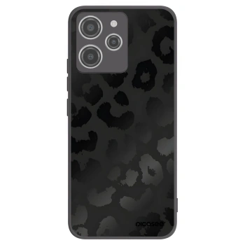 Picasee silikonový černý obal pro Xiaomi Redmi 12 4G - Midnight Leopard