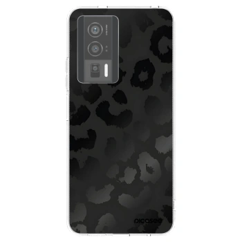 Picasee silikonový průhledný obal pro Xiaomi Poco F5 Pro 5G - Midnight Leopard