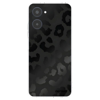 Picasee silikonový průhledný obal pro Realme 10 4G - Midnight Leopard