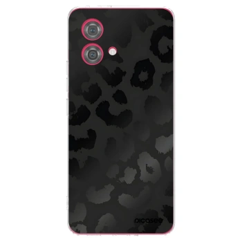Picasee silikonový průhledný obal pro Motorola Moto G84 5G - Midnight Leopard