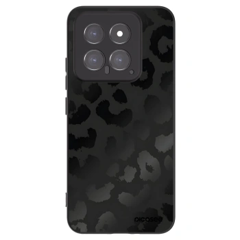 Picasee silikonový černý obal pro Xiaomi 14 - Midnight Leopard