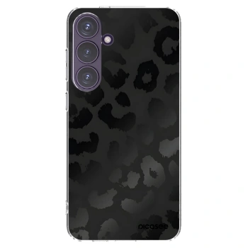 Picasee silikonový průhledný obal pro Samsung Galaxy S24+ S926B 5G - Midnight Leopard