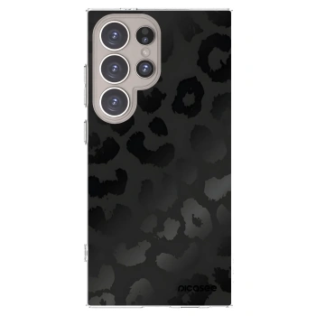 Picasee silikonový průhledný obal pro Samsung Galaxy S24 Ultra S928B 5G - Midnight Leopard