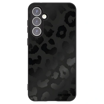 Picasee silikonový černý obal pro Samsung Galaxy S23 FE S711B - Midnight Leopard