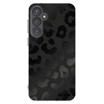 Picasee silikonový průhledný obal pro Samsung Galaxy S23 FE S711B - Midnight Leopard