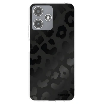 Picasee silikonový průhledný obal pro Xiaomi Redmi 12 5G - Midnight Leopard