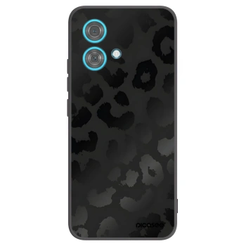 Picasee silikonový černý obal pro Motorola Edge 40 Neo - Midnight Leopard